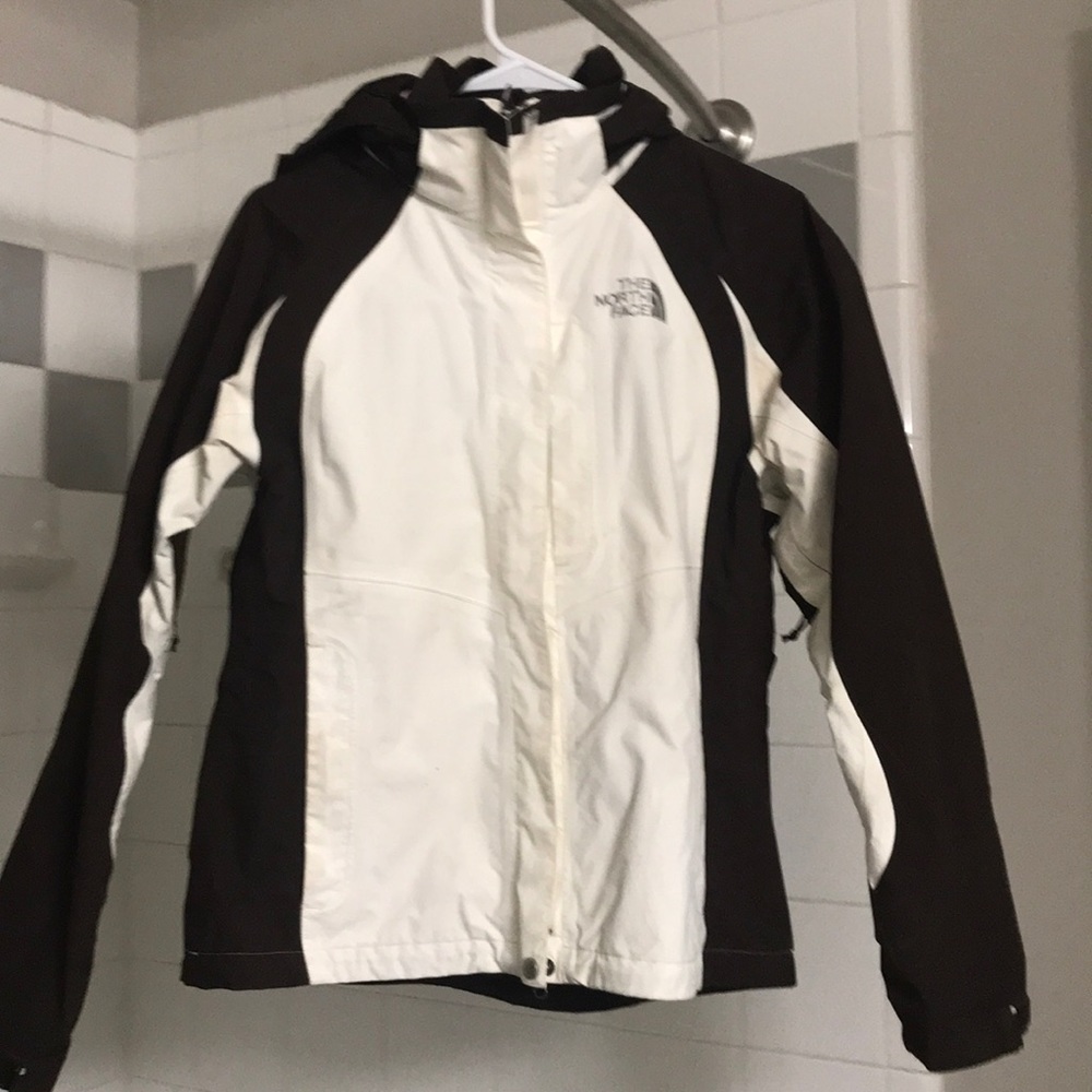 North face Brown /white Winter/Ski jacket